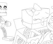Coloriage L'amoureux Boxy Boo au c&oelig;ur bris&eacute;