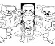 Coloriage Project Playtime Boxy Boo capture l'employ&eacute;