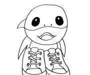 Coloriage B&eacute;b&eacute; Tralalero Tralala