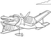 Coloriage Bombardiro Crocodilo