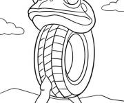 Coloriage Boneca Ambalabu en noir et blanc