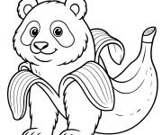 Coloriage Brainrot Pandaccini Bananini