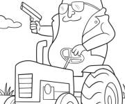 Coloriage Bulbito Bandito Traktorito