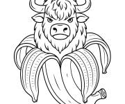 Coloriage Bulliccinni Bananini