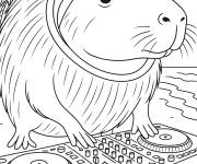Coloriage Burbaloni Lulilolli DJing