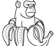 Coloriage Chimpanzini Bananini