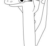Coloriage Coccodrillo pneumatico