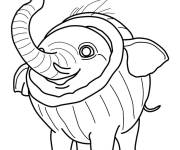 Coloriage Cocofanto Elefanto brainrot italien