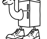 Coloriage Frigo Camelo facile