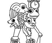 Coloriage Fusion brainrot italiens