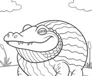 Coloriage Glorbo Fruttodrillo dans la foret