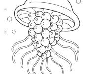 Coloriage Graipussi Medussi sous la mer