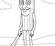 Coloriage Le Brainrot populaire Tung Tung Tung Sahur