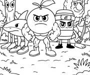 Coloriage Les plus forts brainrot italiens