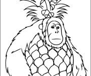 Coloriage Orangutini Ananasini