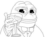 Coloriage Pepe la rana
