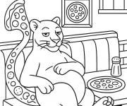 Coloriage Pizzarama Pantera