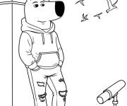 Coloriage Ragazzo tranquillo