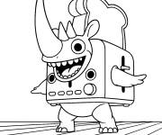 Coloriage Rhino Toasterino