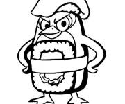 Coloriage Sigma Boy de Brainrot italien