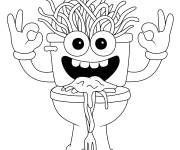 Coloriage Spaghetti Tualetti