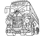 Coloriage Telolet Brainrot