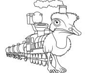 Coloriage Train Brainrot
