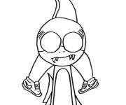 Coloriage Tralalero Tralala au crayon
