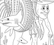 Coloriage Trippa Troppa Tralala Tung Sahur Crocodina