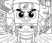 Coloriage Tung Tung Assassino Boneca