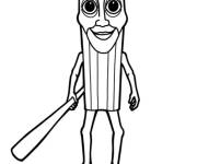 Coloriage Tung Tung Tung Sahur