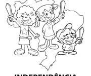 Coloriage et dessins gratuit Journ&eacute;e de l'ind&eacute;pendance du Br&eacute;sil à imprimer