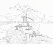 Coloriage Le Br&eacute;sil, le plus grand pays d'Am&eacute;rique latine
