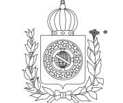 Coloriage Symbol de Br&eacute;sil