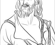 Coloriage Tiradentes, symbole du Br&eacute;sil