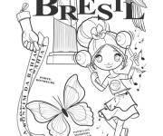 Coloriage et dessins gratuit Tous les &eacute;l&eacute;ments du Br&eacute;sil à imprimer