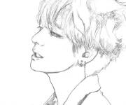 Coloriage BTS au crayon