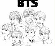 Coloriage BTS pour gar&ccedil;ons