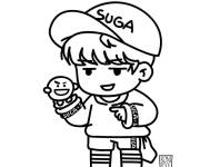 Coloriage Chibi Suga