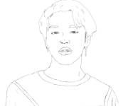 Coloriage et dessins gratuit Jimin en ligne à imprimer