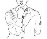 Coloriage et dessins gratuit Jin a quelque chose a dire à imprimer