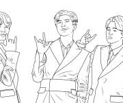 Coloriage Membres &eacute;l&eacute;gants de BTS