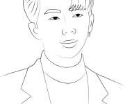 Coloriage et dessins gratuit MR de BTS à imprimer