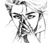 Coloriage RM de BTS