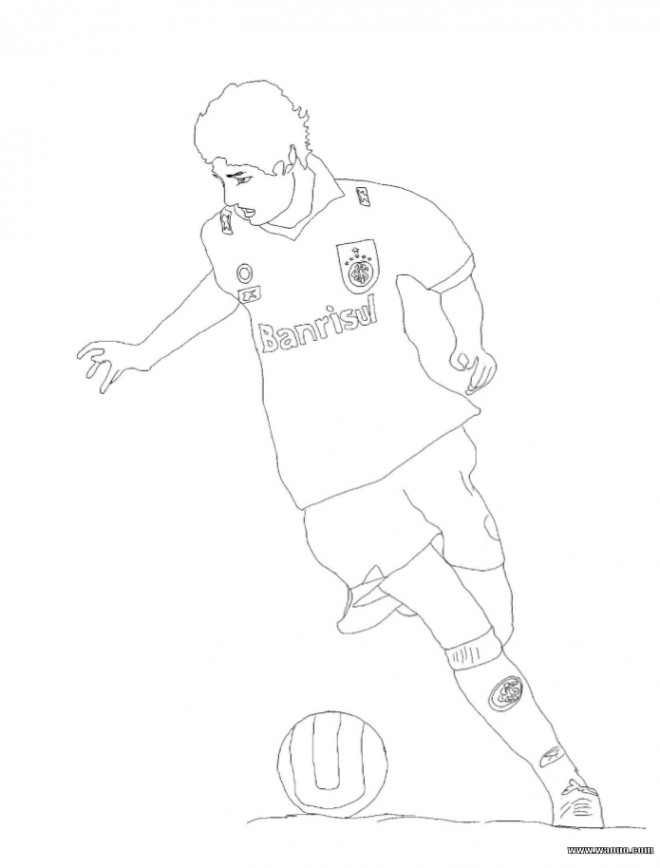 Coloriage Célébrités Joueur De Foot