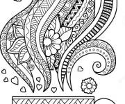 Coloriage Caf&eacute; anti-stress &agrave; colorier