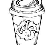 Coloriage Caf&eacute; dans Goblet