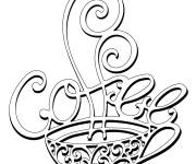 Coloriage caf&eacute; pour adultes