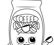 Coloriage Caf&eacute; Shopkins mignon