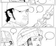 Coloriage et dessins gratuit Call Of Duty Black Ops Comics à imprimer